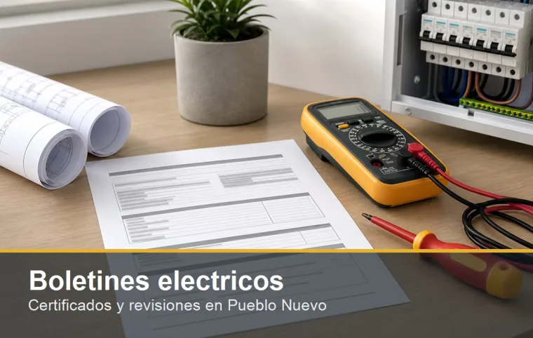 Boletines electricos en Pueblo Nuevo